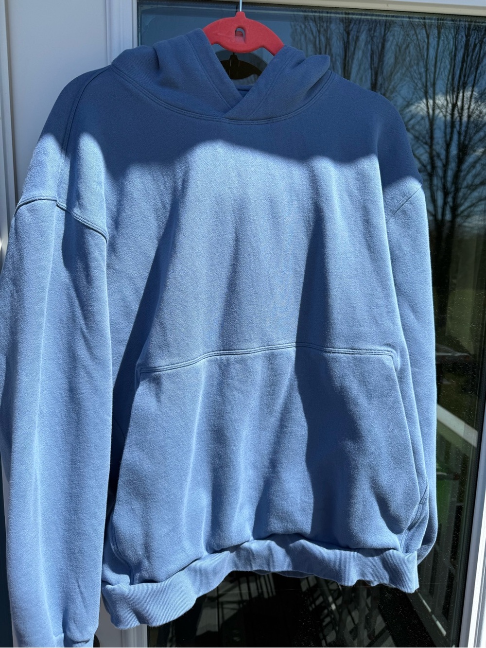 Steady state lululemon mid tone Blue Hoodie Sweatshirt size xl Womens